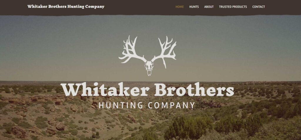 4. Whitaker Brothers Hunting: Outfitters with Customizable Experiences