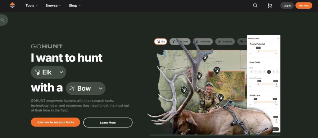 6. Go Hunt: Digital Hunting Hub with Membership Features