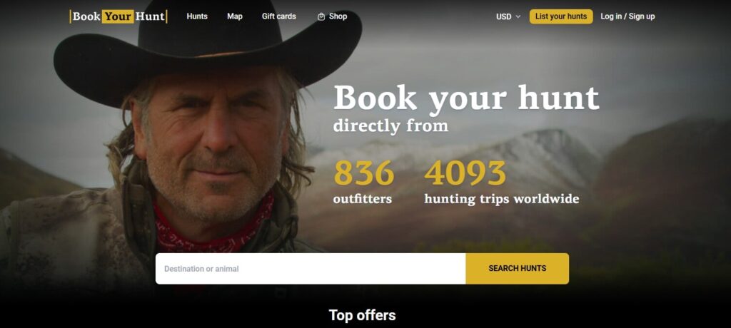 Book Your Hunt: Hunting Trip Marketplace